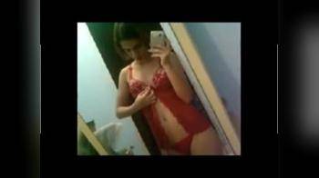 video of mobile cam self shoot of indian colg girl