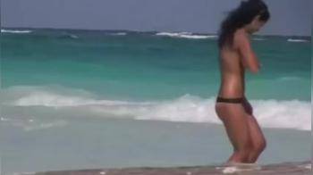 video of Topless Beach Girls