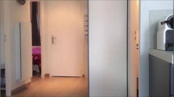 video of PizzaDare naked with towel opening door