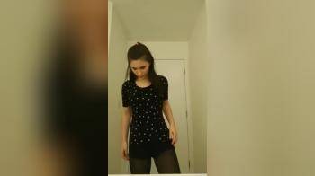 video of ewa stripping off her skirt and rest of her clothing 