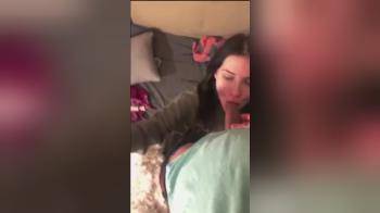 video of blackhair girl wants deeply his cock