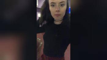 video of Walking in public and flashing her tits