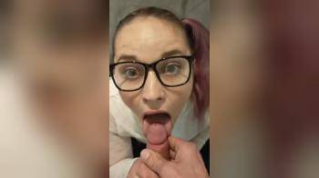 video of loves to swallow cum
