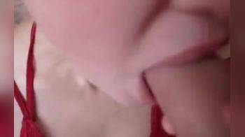 video of big load in her mouth