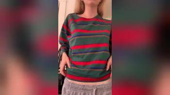 video of skinny girl flashing her lovely tits