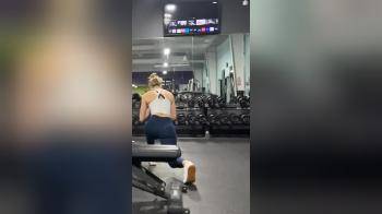 video of Candid cunt in gym