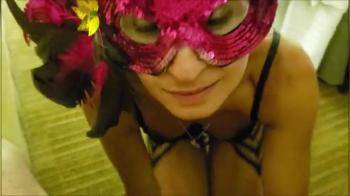 video of masked hhottie sucking cock