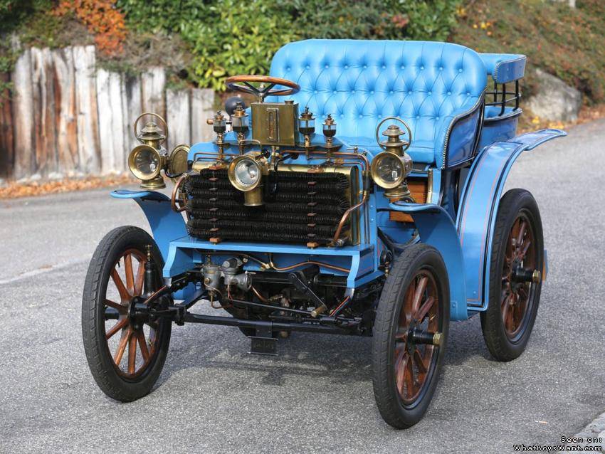 Antique Vehicles 1900 Bardon Type A Tonneau