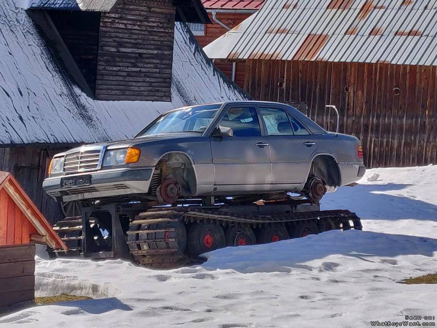 WTF? Snowmobile