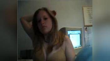 video of Cute girl showing her tits on cam