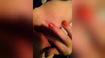 video of nail polised closeup masturbation