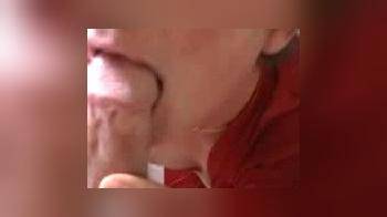 video of Older wife in red licking cock