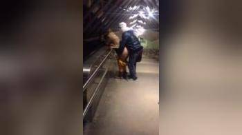 video of Public Fuck Near Metro Elevator