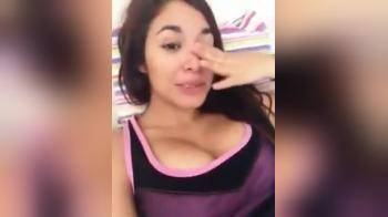 video of Good morning! Flashing her tits