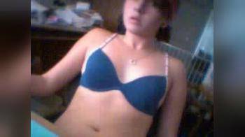 video of Cute young college brad showing on cam