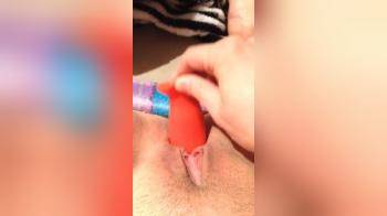 video of Buttplug in her vagina