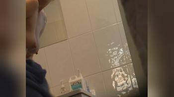 video of Another hidden camera in het bathroom