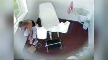 video of Young blonde at the gynaecologist