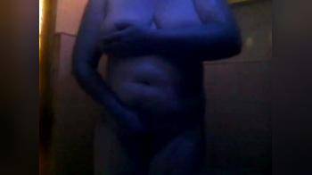 video of Big girl masturbating under the shower