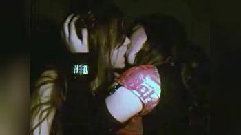 video of Young Lesbians Kiss