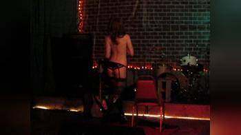 video of Girls with small tits in a strip club