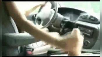 video of chick gives a fat cock a handjob while shes drivin