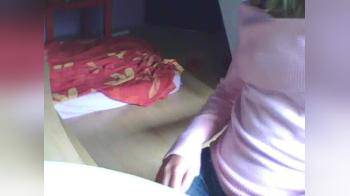 video of Undressing herself and kissing the webcam