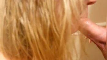 video of Blond wants mouthful