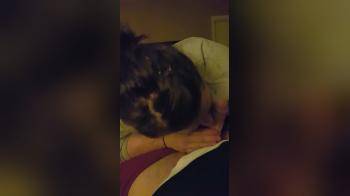 video of GF Blows cock in hope for a lot of cum in mouth