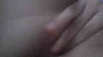 video of pale pussy play from close-up