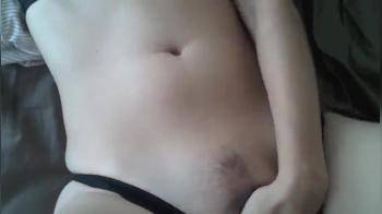 video of cum on her stomach