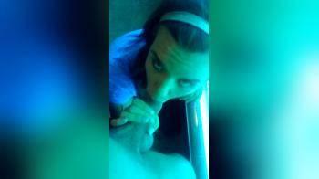 video of Amateur teen girlfriend cumshot in a solarium