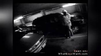 video of Public Sex In parking garage