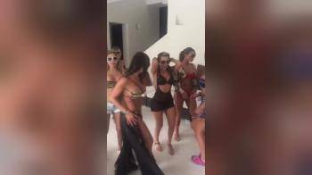 video of latina bikini party