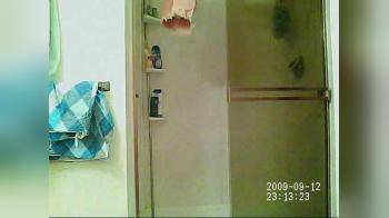 video of shower spy