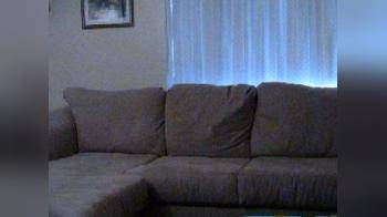 video of Flashing her ass on the couch