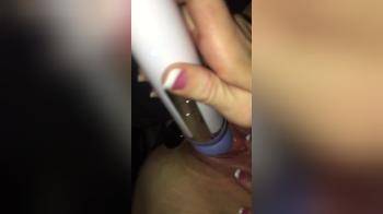 video of Nice bate with toy while in car