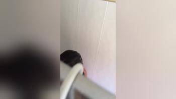 video of Walking in on his wife while taking a shower