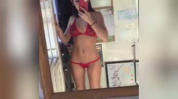 video of Showing her tight body in bikini