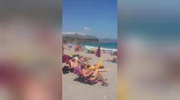 video of fingering at the beach