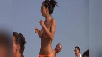 video of Hot Girls on a hot beach