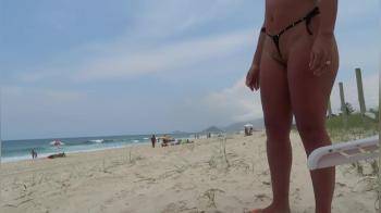 video of Cameltoe at the beach