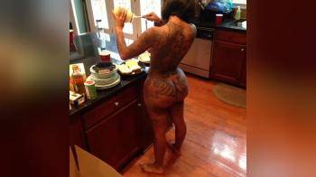 video of cooking for me naked lmao