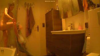 video of Secret camera in sisters bathroom