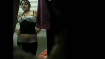 video of latina dressing room changing