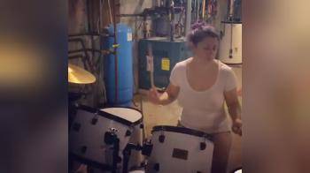 video of drummer tits