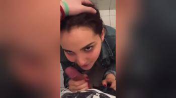 video of Sucking dick in bathroom