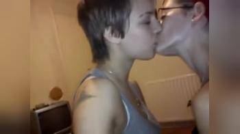 video of two lesbian girl kissing
