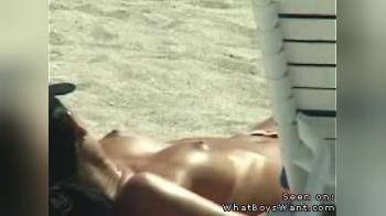 video of beach topless