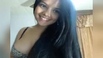 video of Latina girl on webcam
